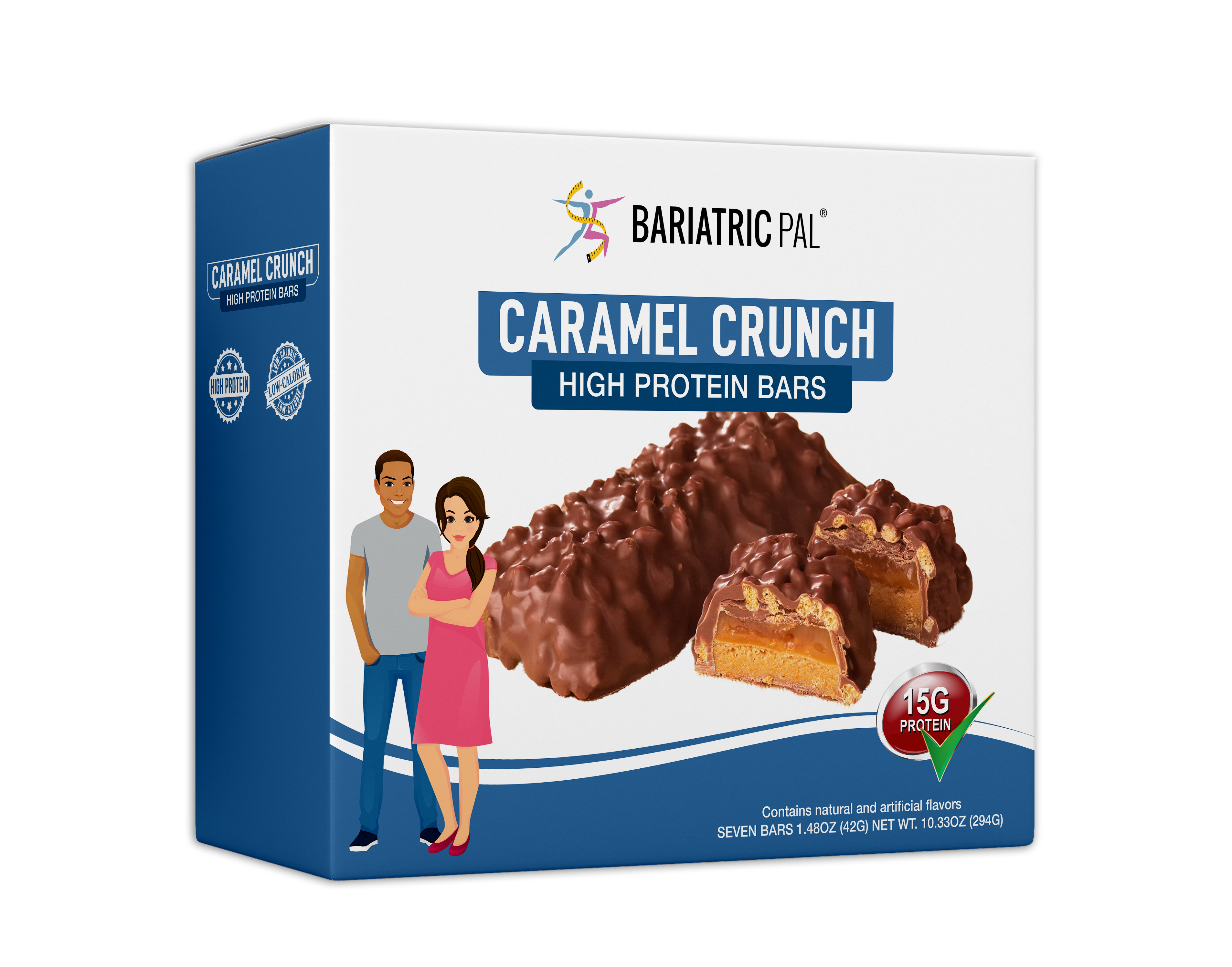 BariatricPal High Protein Bars - Caramel Crunch - High-quality Protein Bars by BariatricPal at 