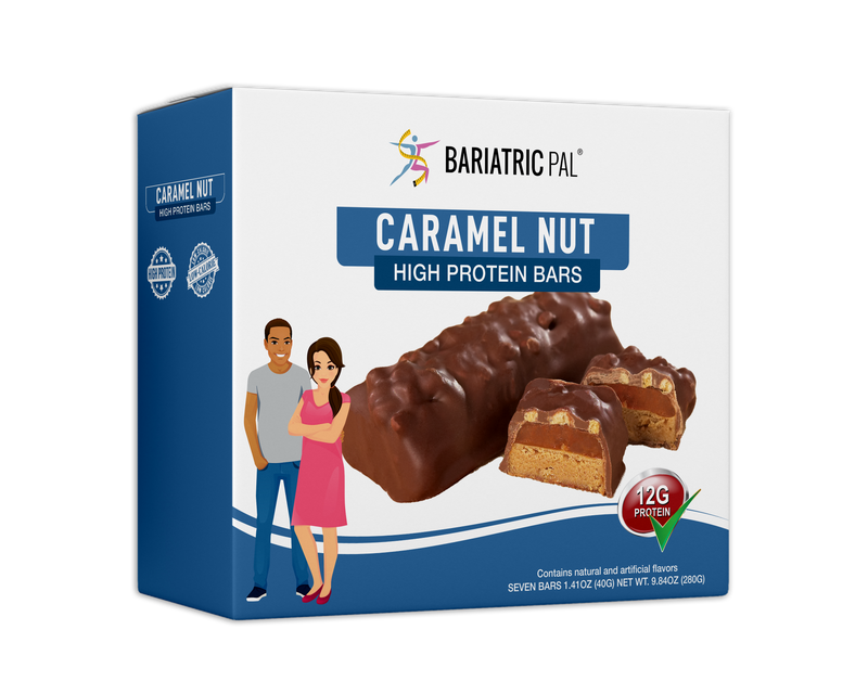 BariatricPal High Protein Bars - Caramel Nut - High-quality Protein Bars by BariatricPal at 