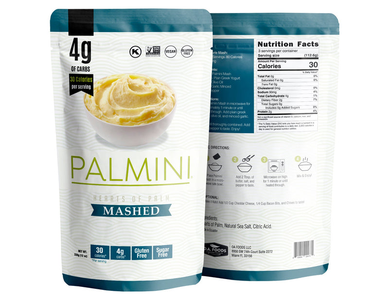 Palmini Low Carb Hearts Of Palm - Mashed