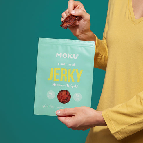 Plant-Based Mushroom Jerky by Moku Foods - Hawaiian Teriyaki