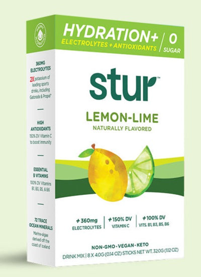 Stur Hydration Plus Electrolytes + Antioxidants 8 Packets/Box