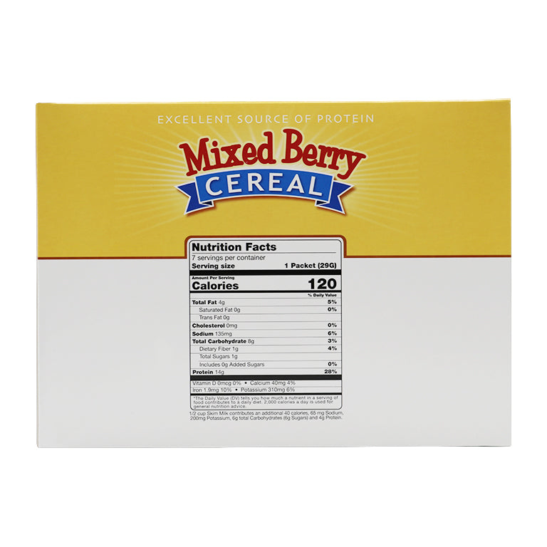 BariatricPal Protein Cereal - Mixed Berry - High-quality Cereal by BariatricPal at 