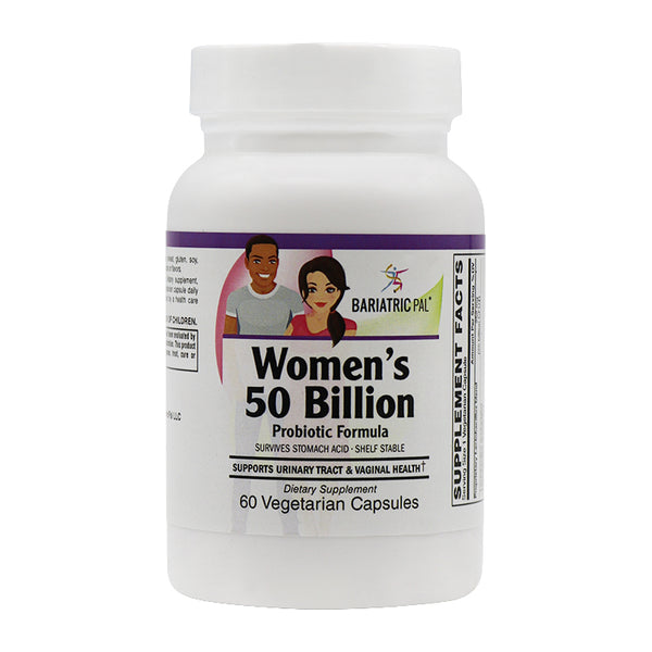 Women’s Prebiotic & Probiotic 50 Billion CFU Vaginal, Urinary Tract & Digestive Health Capsules by BariatricPal - High-quality Probiotic by BariatricPal at BariatricPal Store