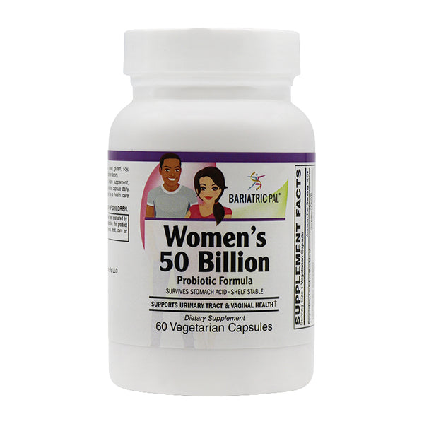 Women’s Prebiotic & Probiotic 50 Billion CFU Vaginal, Urinary Tract & Digestive Health Capsules by BariatricPal - High-quality Probiotic by BariatricPal at 