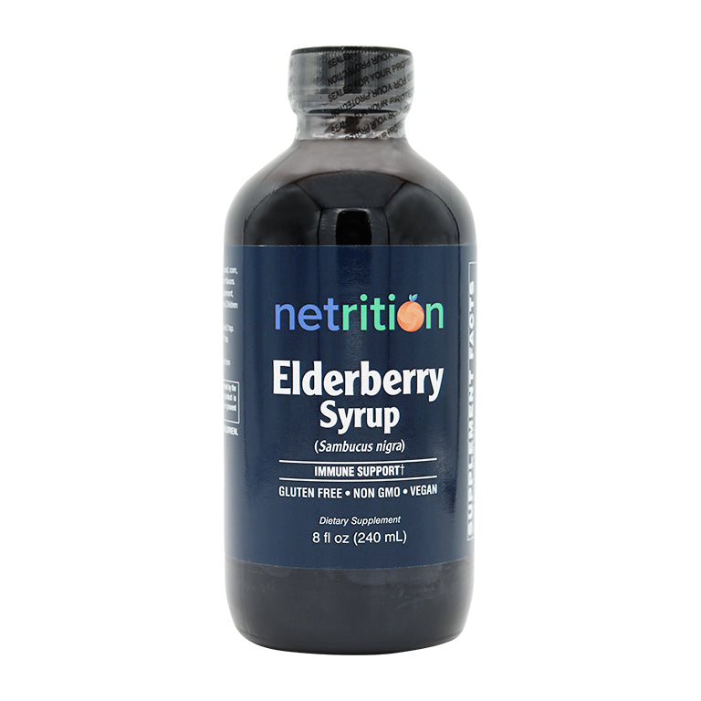 Elderberry Extract Liquid  8oz by Netrition - High-quality Elderberry by Netrition at 