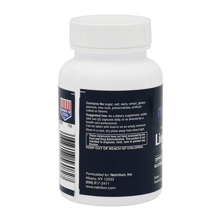 Lion's Mane 500 Mg Vcaps 60's by Netrition - High-quality Memory by Netrition at 