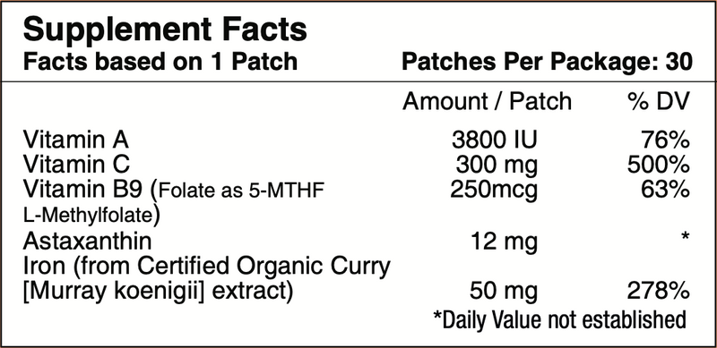 Iron Plus Vitamin Patch by PatchAid - High-quality Vitamin Patch by PatchAid at 