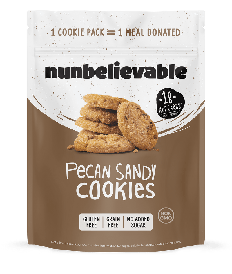 Low Carb Keto Cookies by Nunbelievable - Pecan Sandy