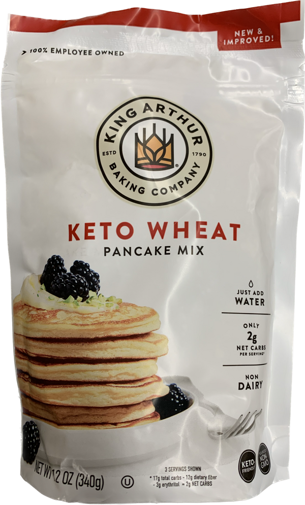 King Arthur Baking Co. Keto Wheat Pancake Mix 12 oz - High-quality Breakfast Foods by King Arthur Baking Co. at 