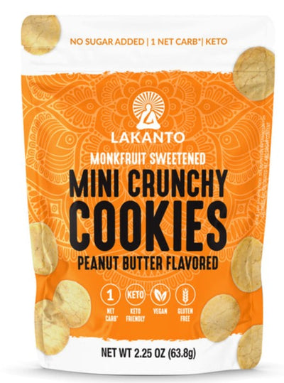 Lakanto Keto Crunchy Cookies 2.25 oz - High-quality Gluten Free by Lakanto at 
