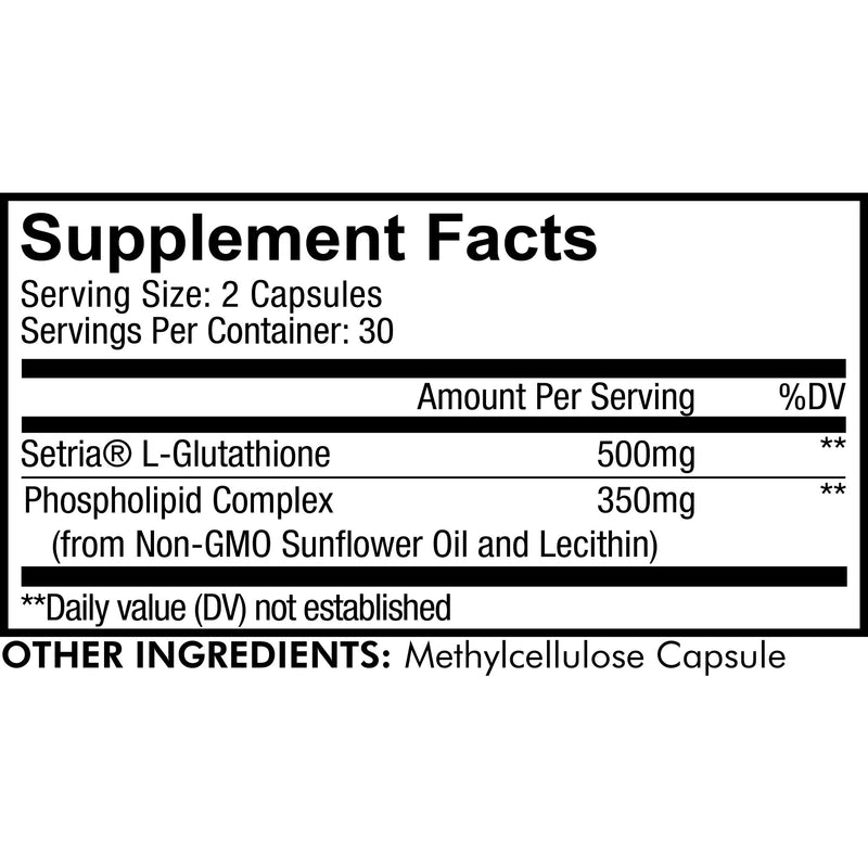 Liposomal Glutathione 500 mg Setria L Glutathione Reduced Antioxidant Supplement by Codeage - High-quality Antioxidant by Codeage at 