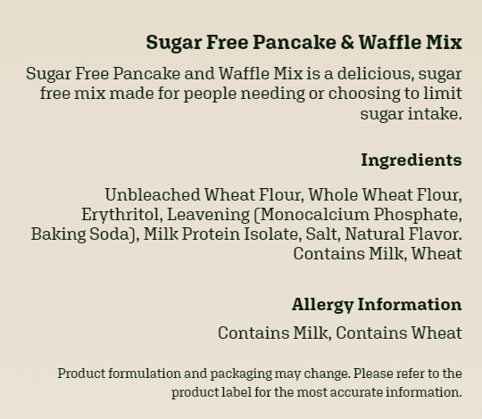 Maple Grove Farms Sugar Free Pancake & Waffle Mix 8.5 oz. box - High-quality Baking Products by Maple Grove Farms at 