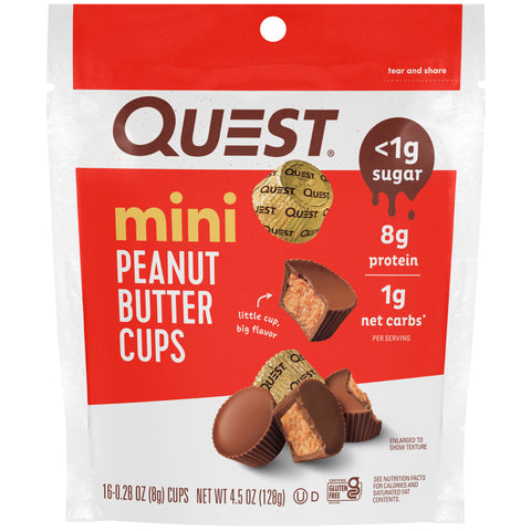 Quest Nutrition Mini Peanut Butter Cups, 4.5oz - High-quality Protein by Quest Nutrition at 