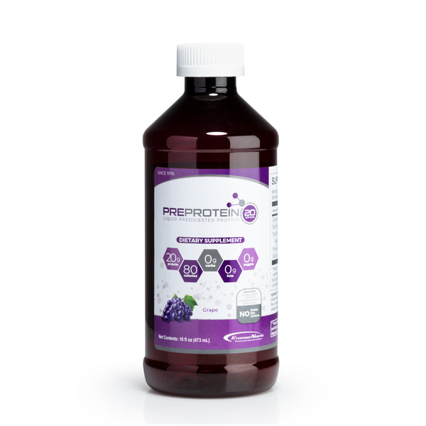 Pre-Protein® 20 Liquid Predigested Protein - Grape - High-quality Liquid Protein by Pre-Protein at 