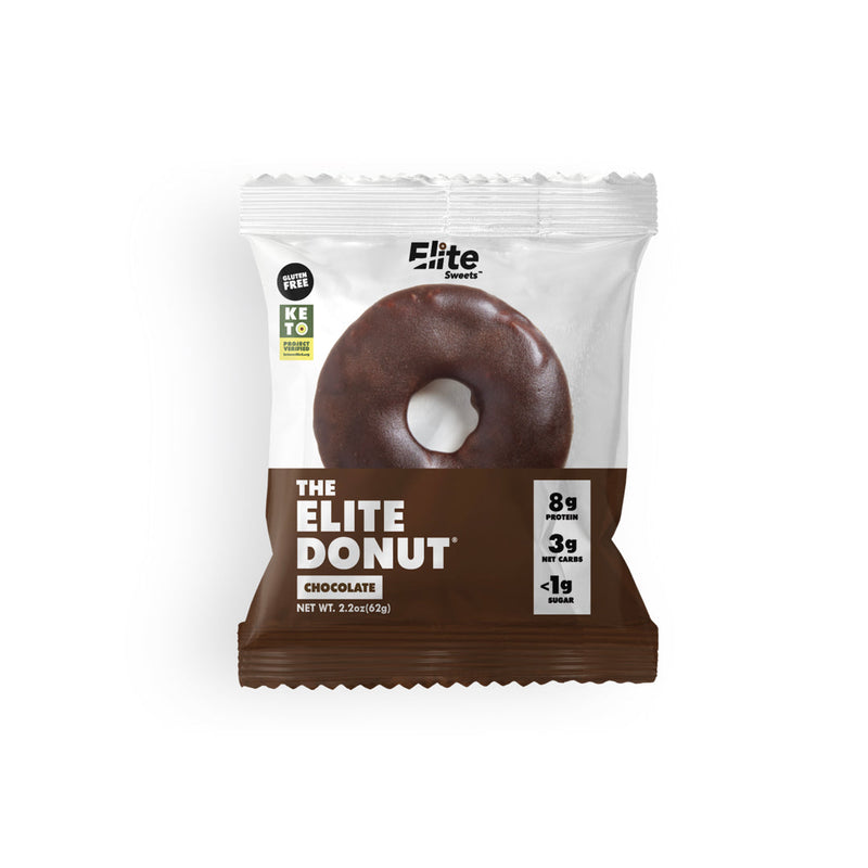 Elite Sweets High-Protein & Low-Carb Donut - Chocolate