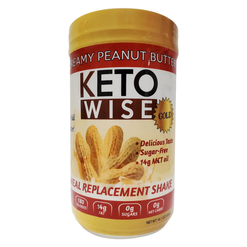 Keto Wise Meal Replacement Shake - Peanut Butter - High-quality Meal Replacements by Keto Wise at 