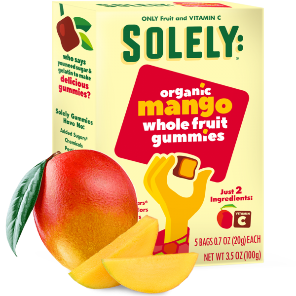 Organic Mango Whole Fruit Gummies by Solely