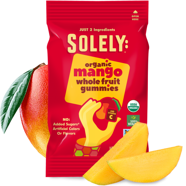 Organic Mango Whole Fruit Gummies by Solely - High-quality Gummies by Solely at 