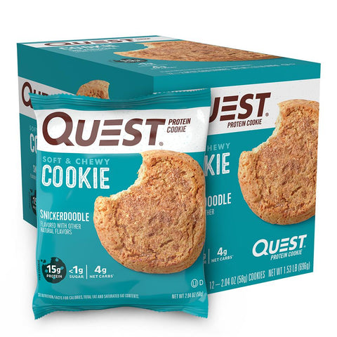 Quest Nutrition Protein Cookie - Snickerdoodle - High-quality Protein Cookies by Quest Nutrition at 