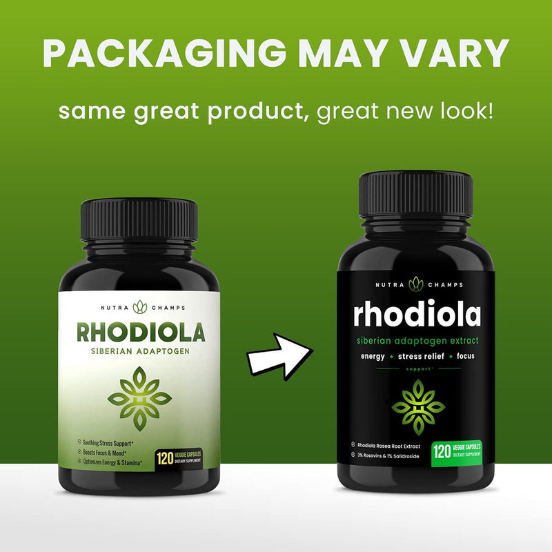 Rhodiola Rosea Capsules by NutraChamps - High-quality Energy Supplement by NutraChamps at 