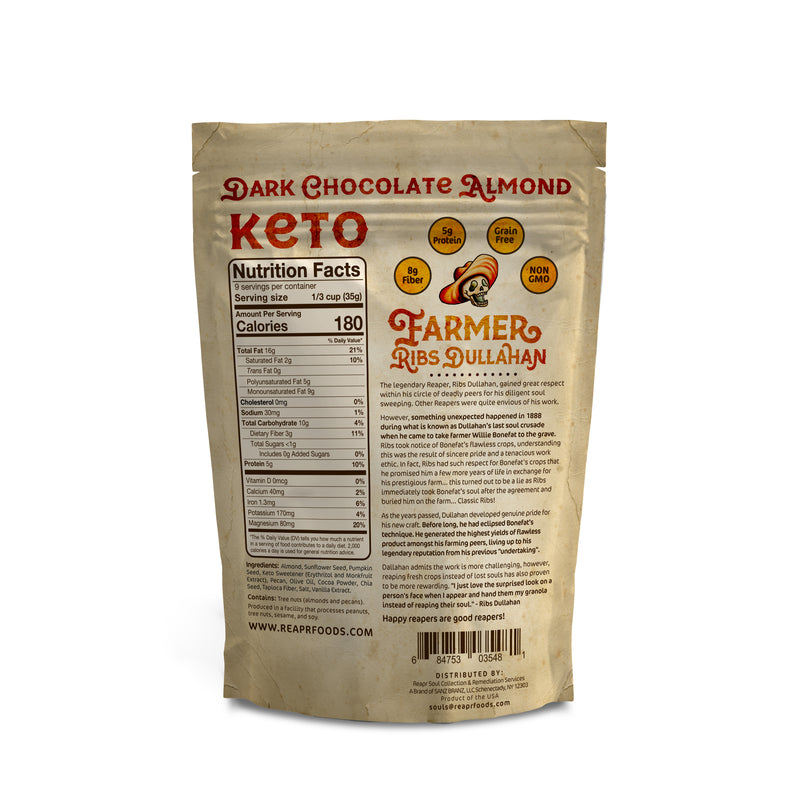 Keto Granola by Reapr - Dark Chocolate Almond - High-quality Granola by Gatherer's Granola at 
