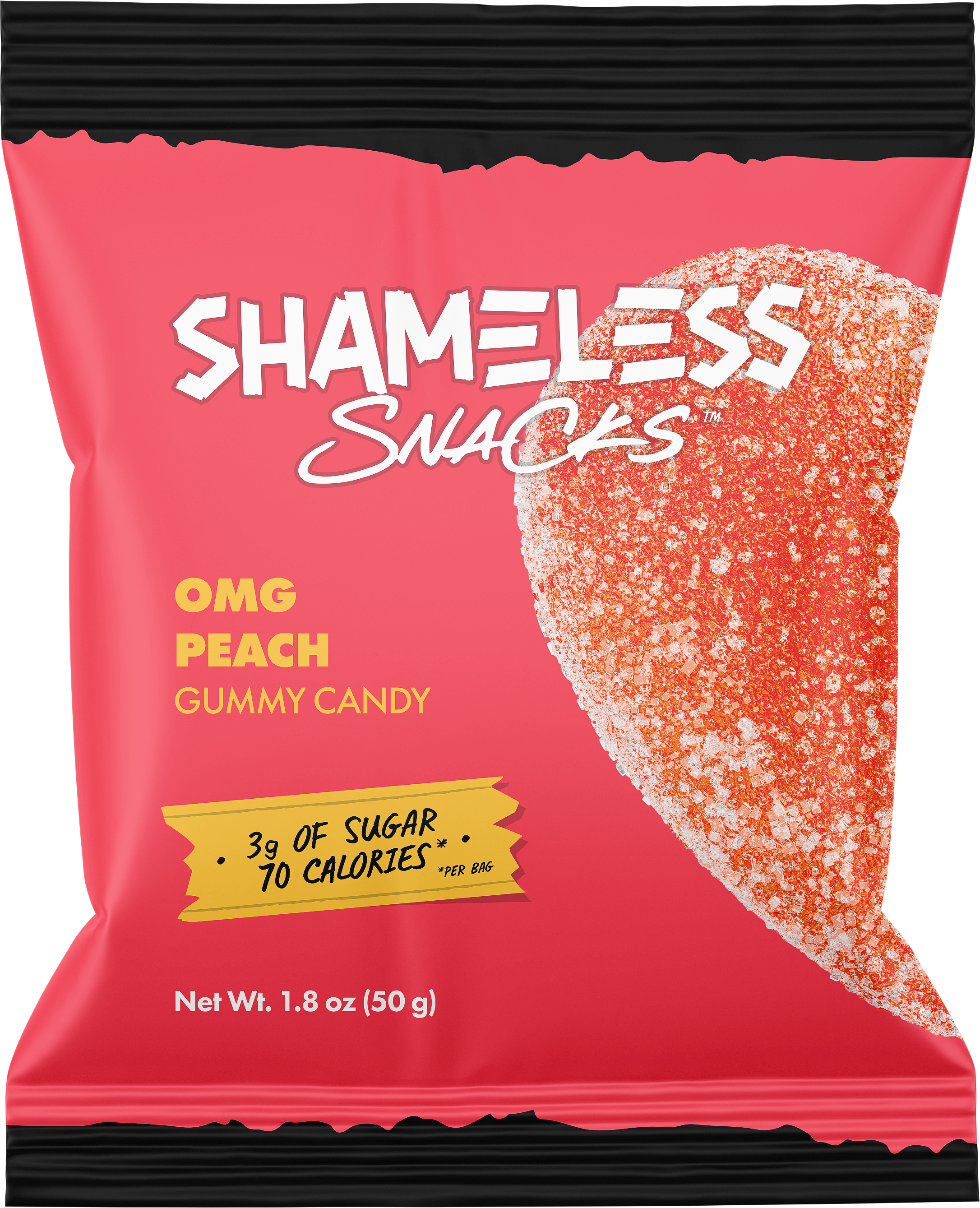 Gummy Candy by Shameless Snacks - OMG Peach - High-quality Candies by Shameless Snacks at 