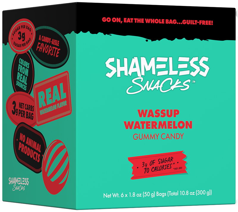 Gummy Candy by Shameless Snacks - Wassup Watermelon - High-quality Candies by Shameless Snacks at 