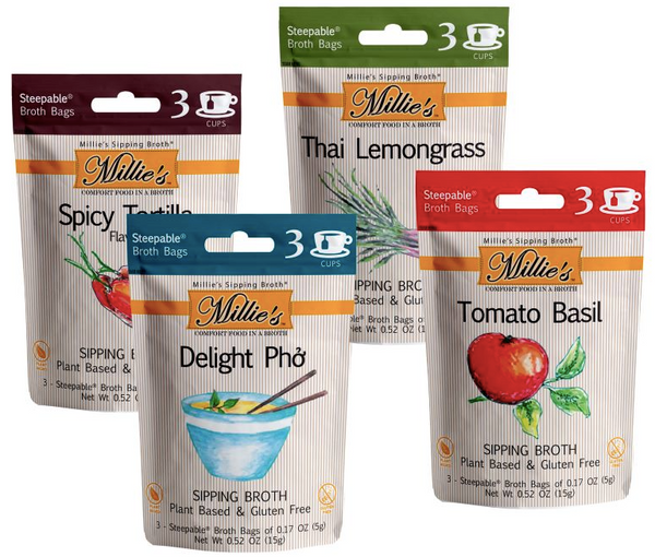 Millie's Sipping Broth - Variety Pack - High-quality Broth by Millie's at 