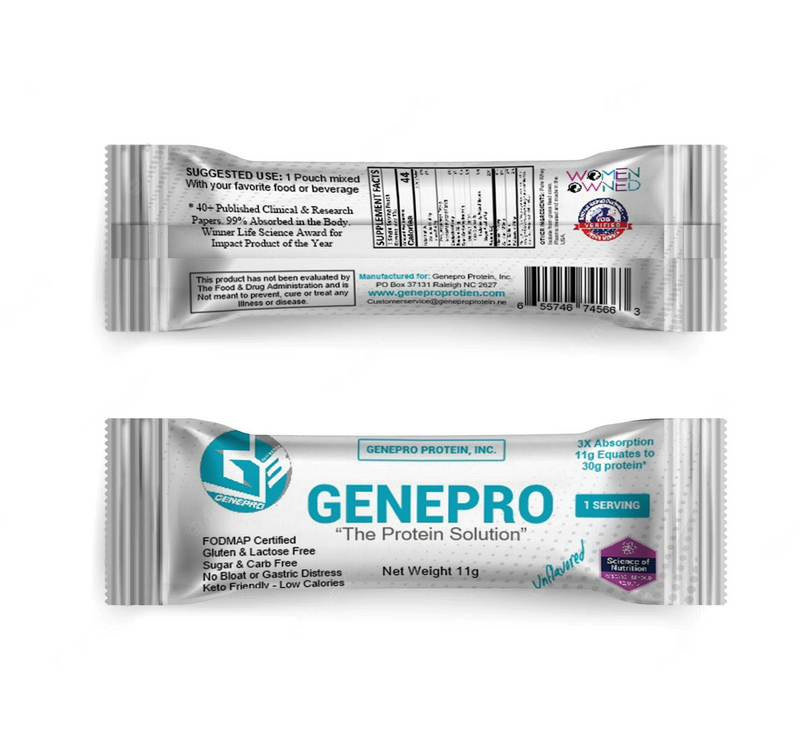 GENEPRO Gen3 UNFLAVORED PROTEIN without Immunolin