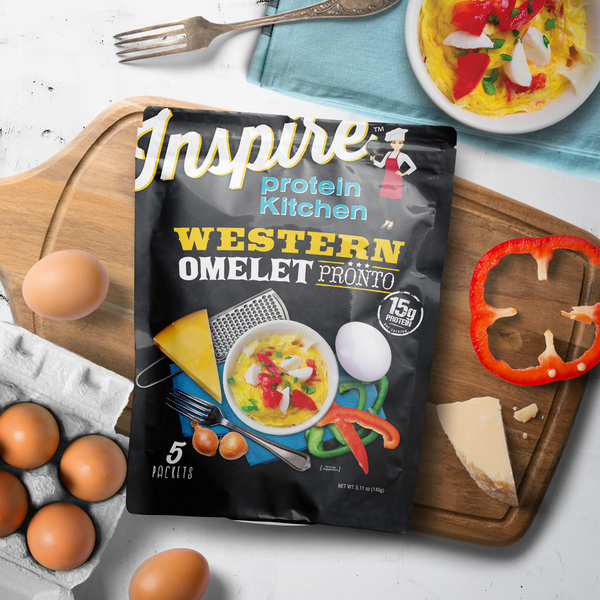 Inspire Herb & Cheese Western Omelet - 15g Protein by Bariatric Eating