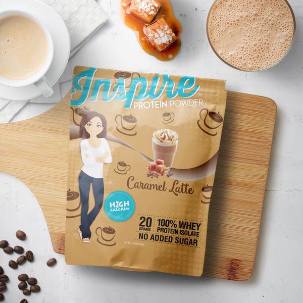 Inspire Caramel Latte Protein Powder by Bariatric Eating