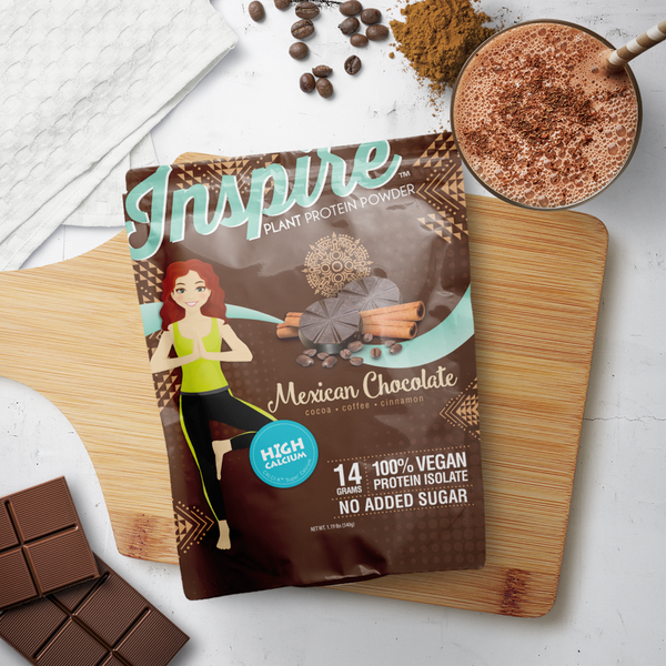 Inspire Mexican Chocolate Plant Based Protein Powder by Bariatric Eating - High-quality Protein Drinks by Bariatric Eating at BariatricPal Store