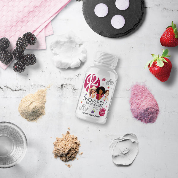 J2 Two per Day Berry Bariatric Chewable Tablets by Bariatric Eating - High-quality Vitamins by Bariatric Eating at BariatricPal Store