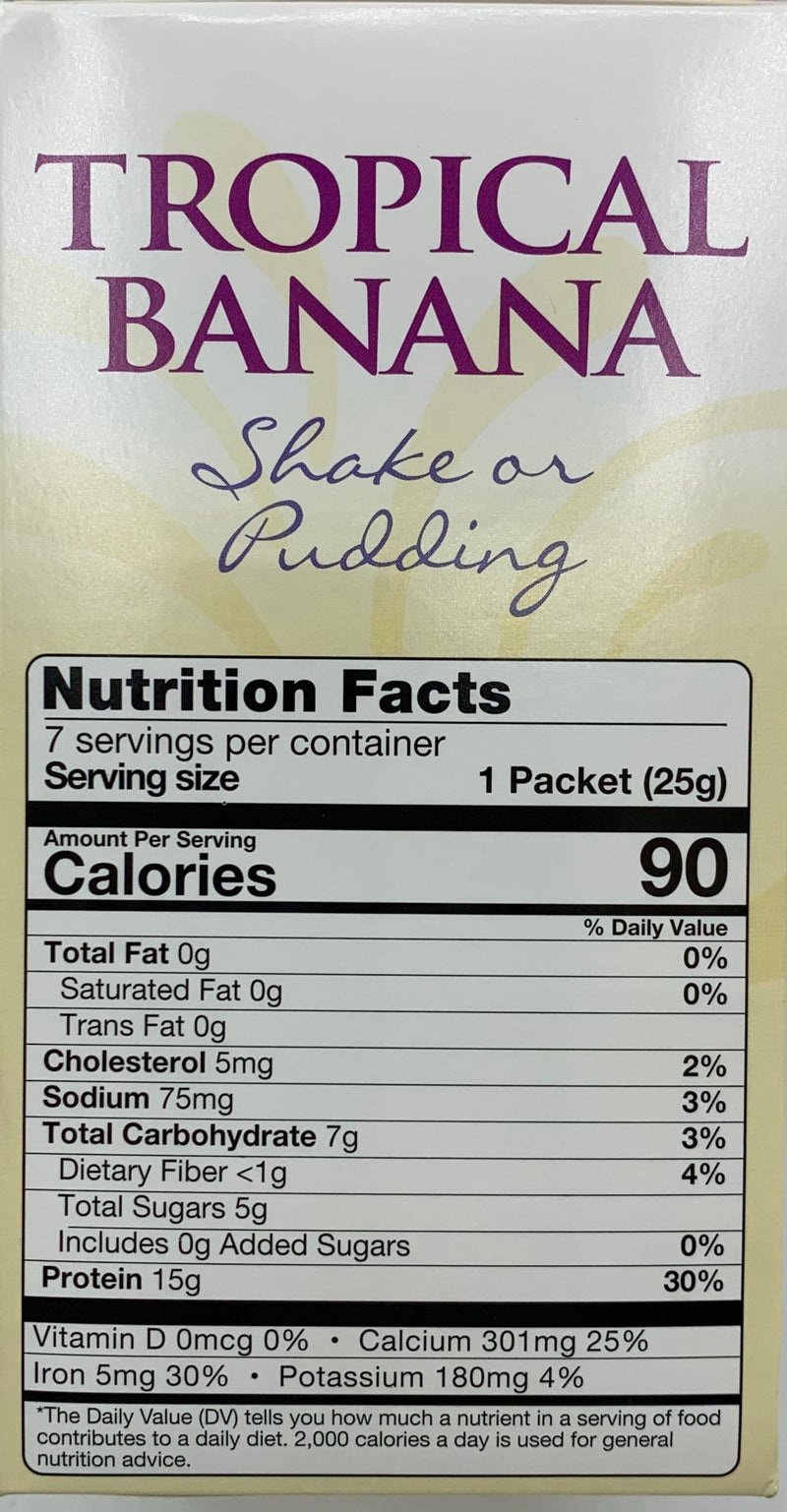 BariatricPal Protein Shake or Pudding - Tropical Banana - High-quality Puddings & Shakes by BariatricPal at 
