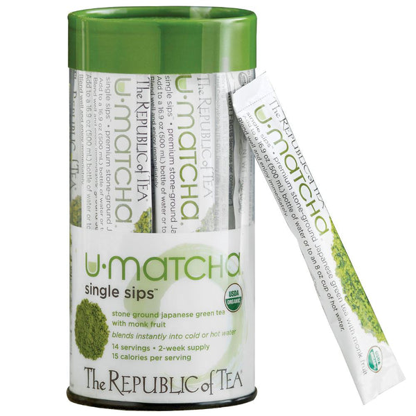 Organic U•Matcha® Single Sips® by The Republic Of Tea - High-quality Tea by The Republic Of Tea at 