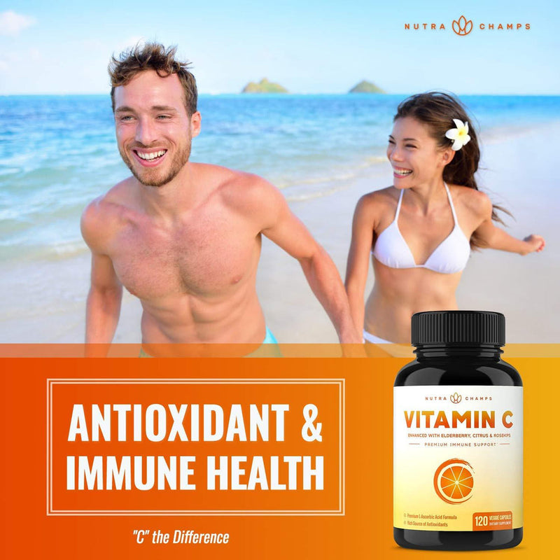 Vitamin C Capsules by NutraChamps - High-quality Vitamin C by NutraChamps at 