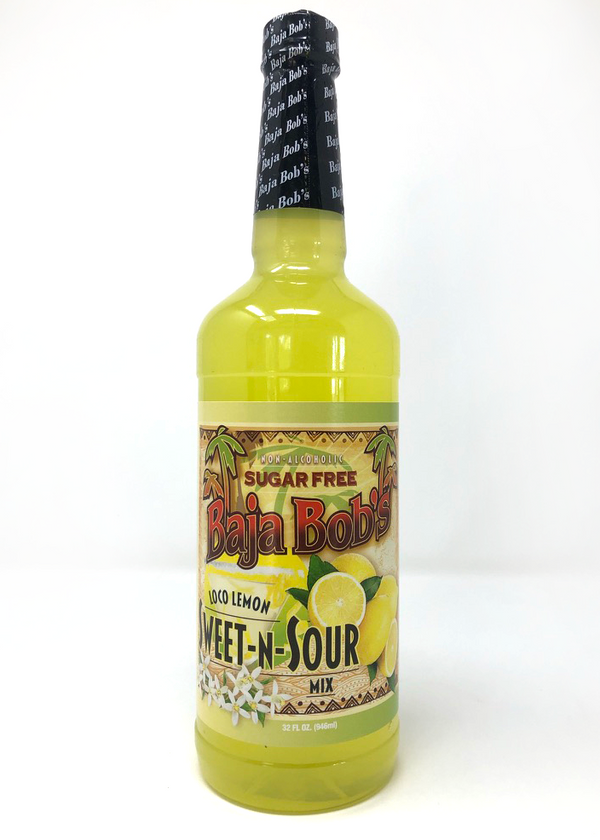 Baja Bob's Sweet-n-Sour Mix - Loco Lemon 32 fl oz - High-quality Beverages by Baja Bob's at 