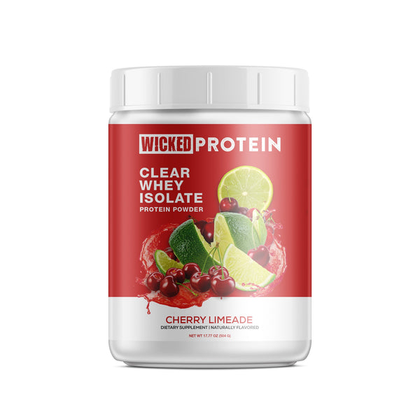 Clear Whey Isolate Protein Powder by WICKED Protein - Cherry Limeade - High-quality Protein Powder by WICKED Protein at 
