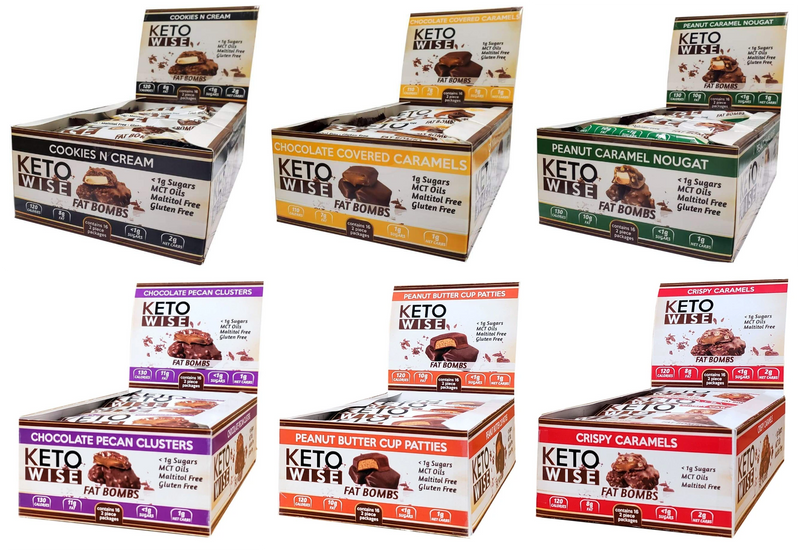 Keto Wise Fat Bombs - Variety Pack - High-quality Candies by Keto Wise at 