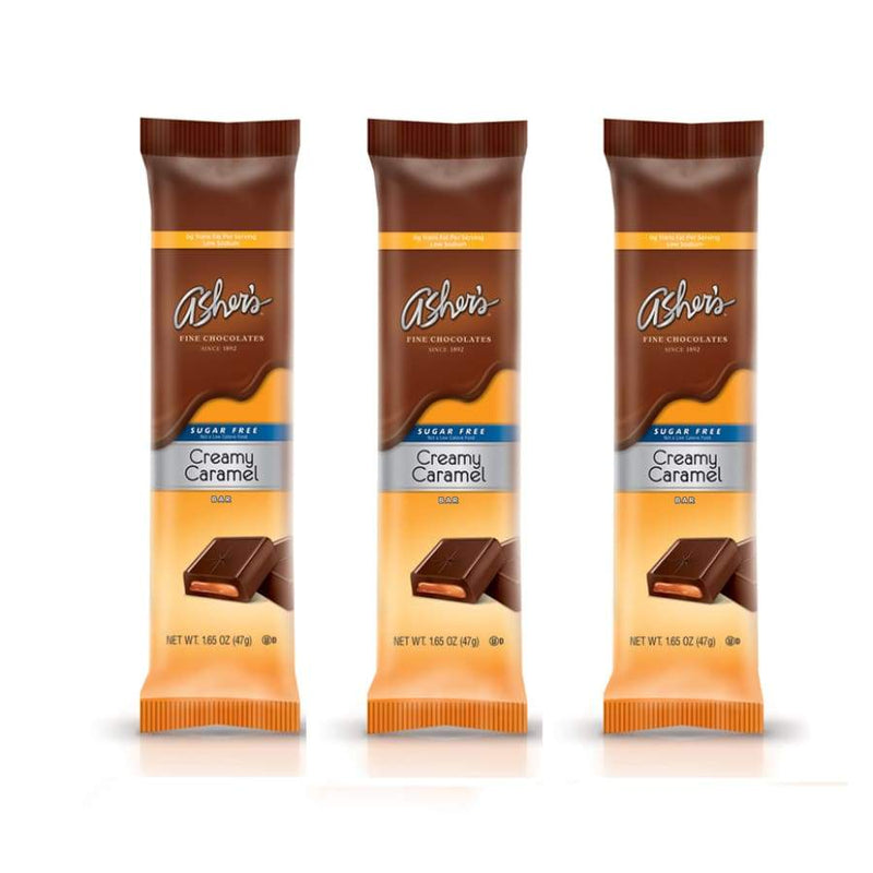 Asher's Chocolate Sugar-Free Chocolate Bars - Creamy Caramel - High-quality Chocolate Bar by Asher's Chocolate at 