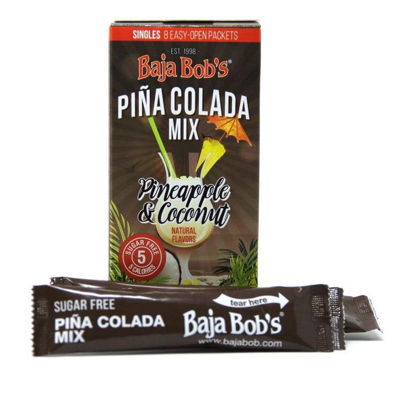 Baja Bob's Sugar-Free Piña Colada Mix Singles - High-quality Beverages by Baja Bob's at 