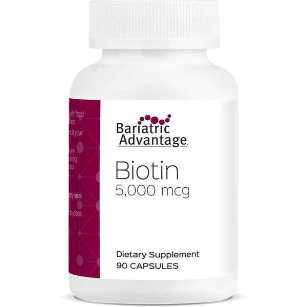 Bariatric Advantage Biotin 5,000 mcg Capsules (90ct) - High-quality Biotin by Bariatric Advantage at 