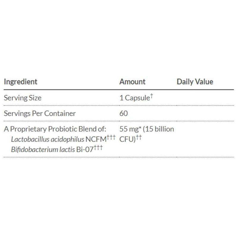 Bariatric Advantage FloraVantage Balance Probiotic 15 Billion CFU Capsules (60 Count) - High-quality Probiotic by Bariatric Advantage at 