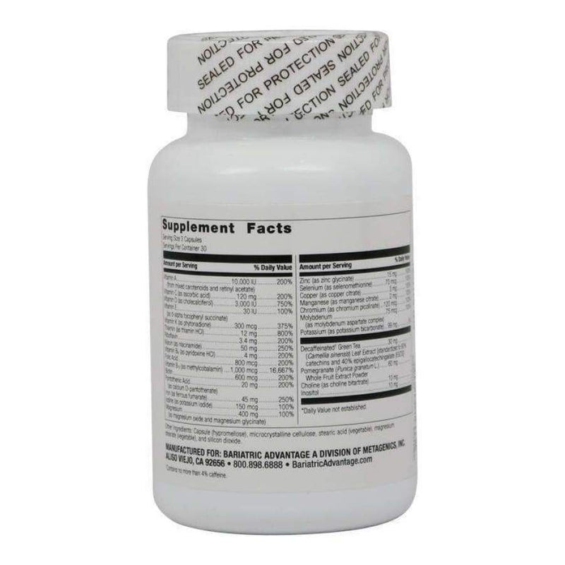 Bariatric Advantage Ultra Multivitamin Formula Capsules - With Iron (45 mg) - High-quality Multivitamins by Bariatric Advantage at 