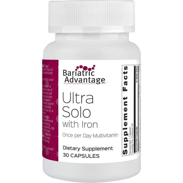 Bariatric Advantage Ultra Solo "One Per Day" Multivitamin with Iron - High-quality Multivitamins by Bariatric Advantage at 