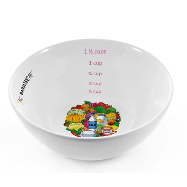 Portion Perfection Bariatric Surgery Must Haves : Melamine Post  Op Weight Loss Kit with Measuring Bowls and Bariatric Plates for Portion  Control, Bariatric Eating Plan