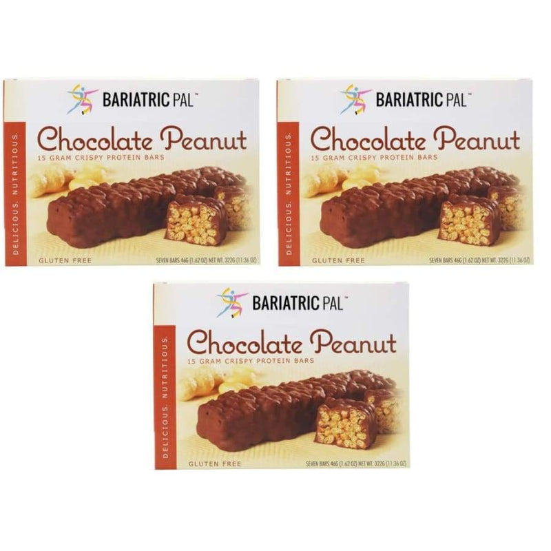 BariatricPal 15g Protein Bars - Chocolate Covered Peanut Dream Crispy Bar - High-quality Protein Bars by BariatricPal at 