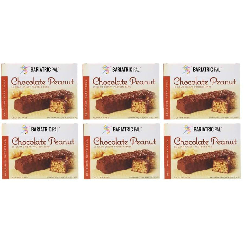 BariatricPal 15g Protein Bars - Chocolate Covered Peanut Dream Crispy Bar - High-quality Protein Bars by BariatricPal at 