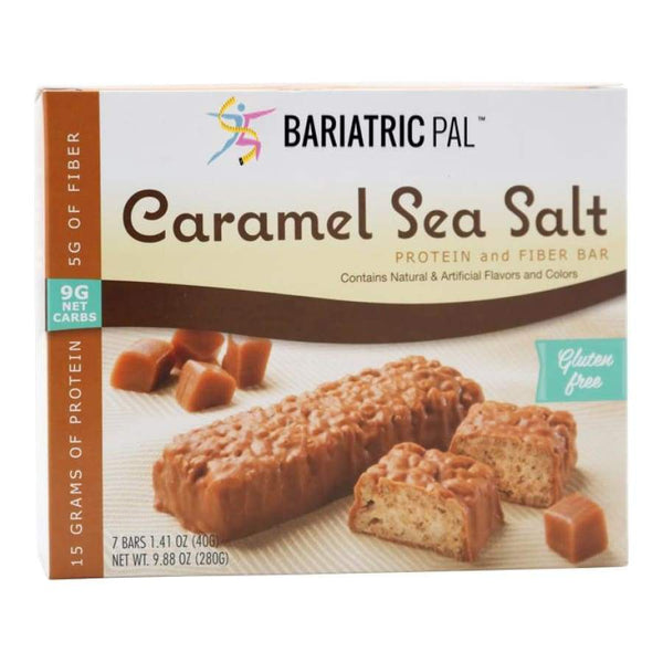 BariatricPal Divine 15g Protein & Fiber Bars - Caramel Sea Salt - High-quality Protein Bars by BariatricPal at 