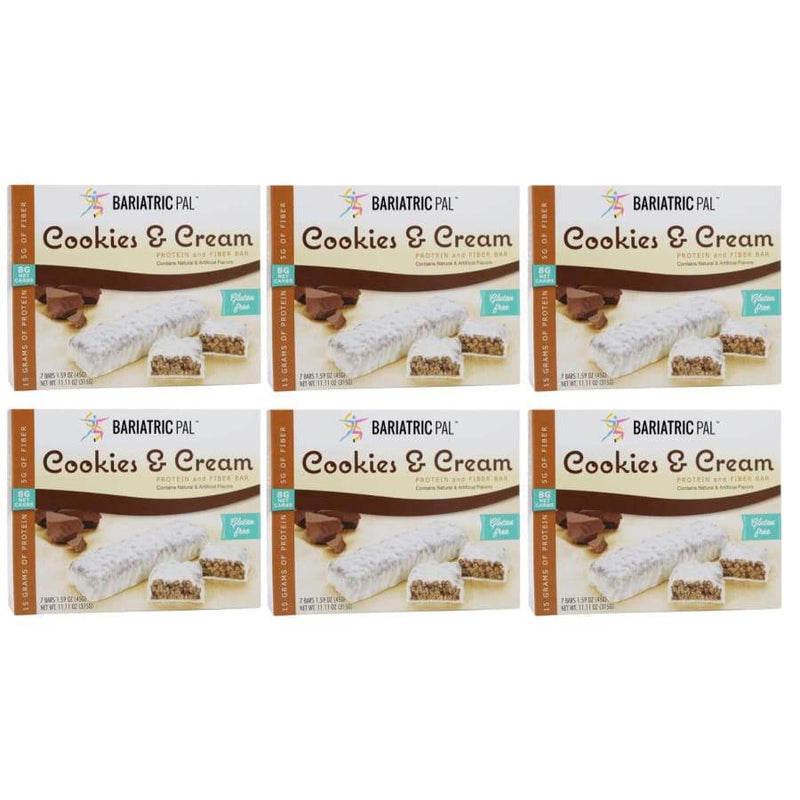 BariatricPal Divine 15g Protein & Fiber Bars - Cookies & Cream - High-quality Protein Bars by BariatricPal at 